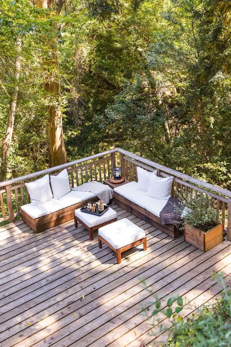 Rustic Wooden Deck