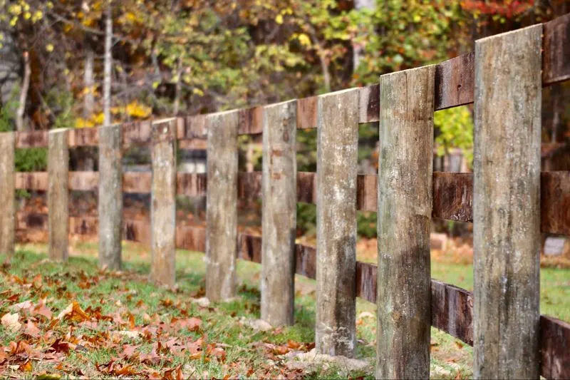Rustic Wooden Fence