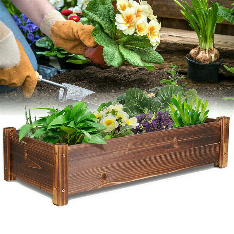Rustic Wooden Planters