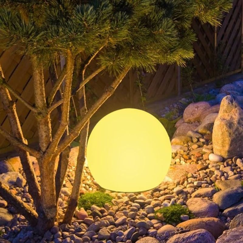 Solar-Powered Garden Orbs