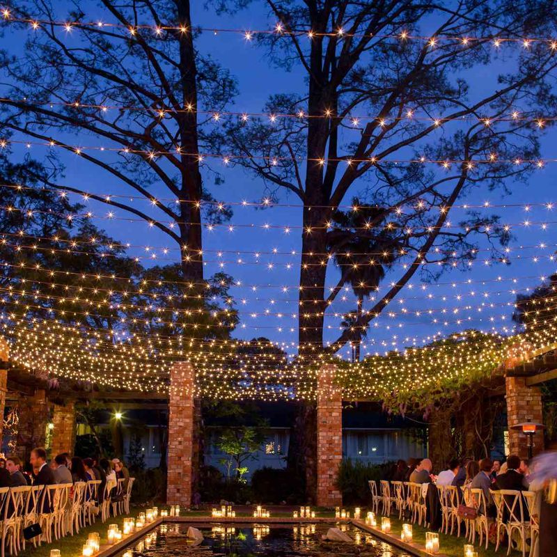 String Light Canopy