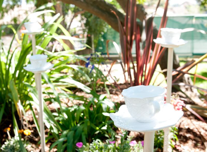 Teacup Bird Bath