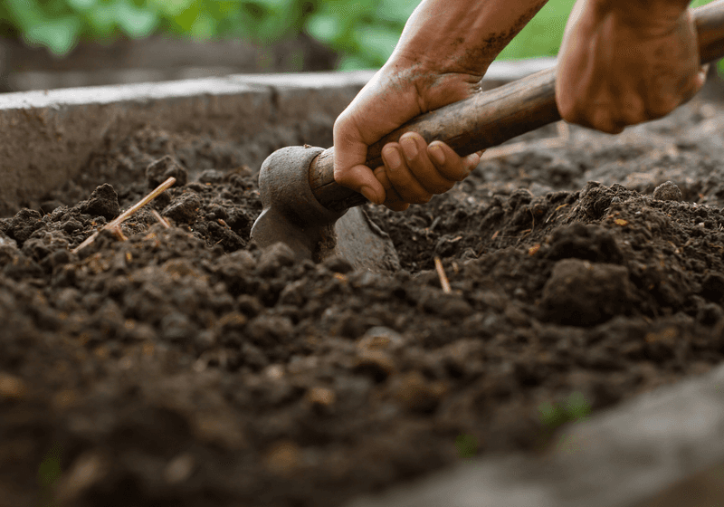 Use Soil for Sandbag Weights