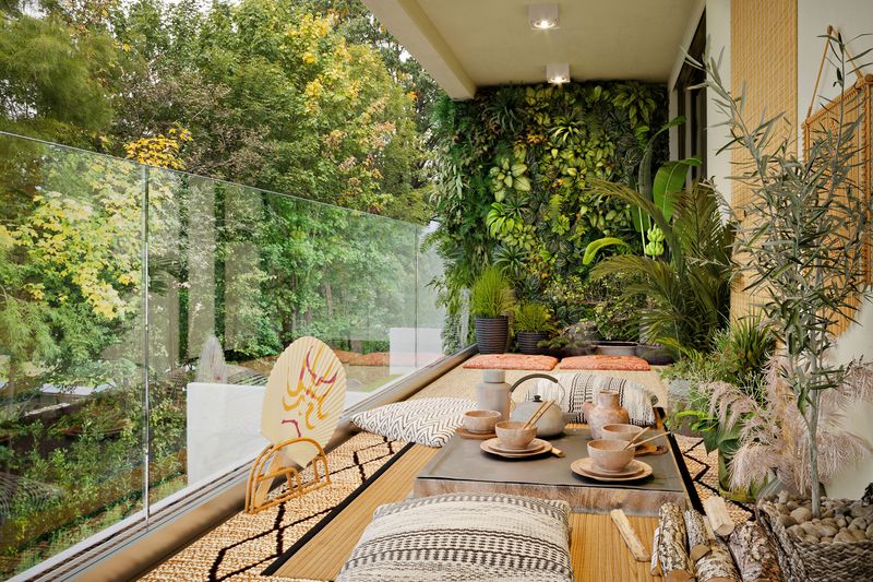 Vintage Balcony Garden
