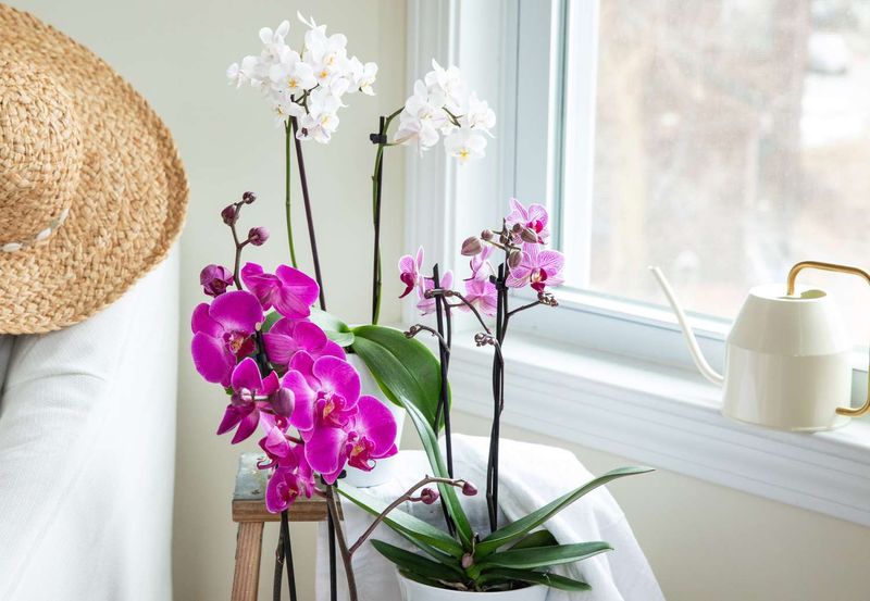 Watering Orchids