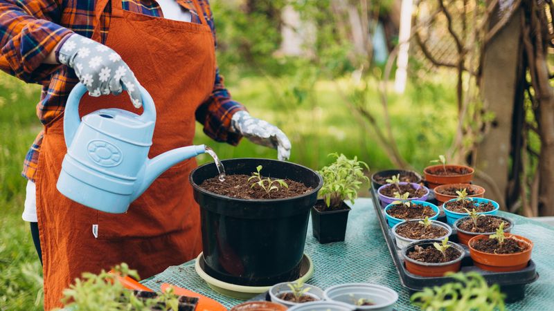 Watering with Cooking Water