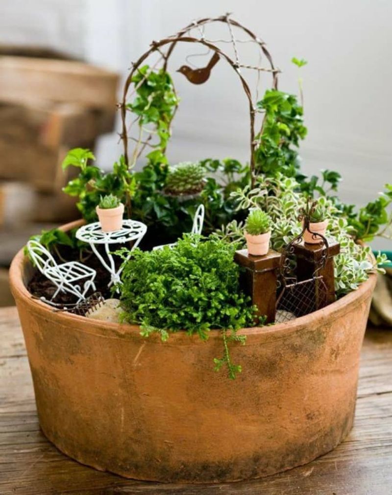 Whimsical Fairy Garden Pots