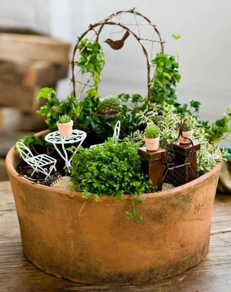 Whimsical Fairy Garden Pots