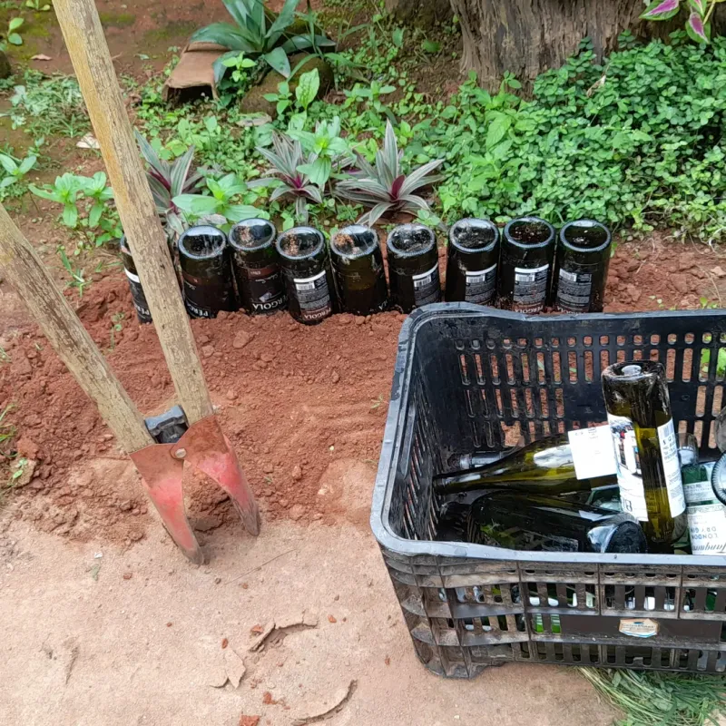 Wine Bottle Edging