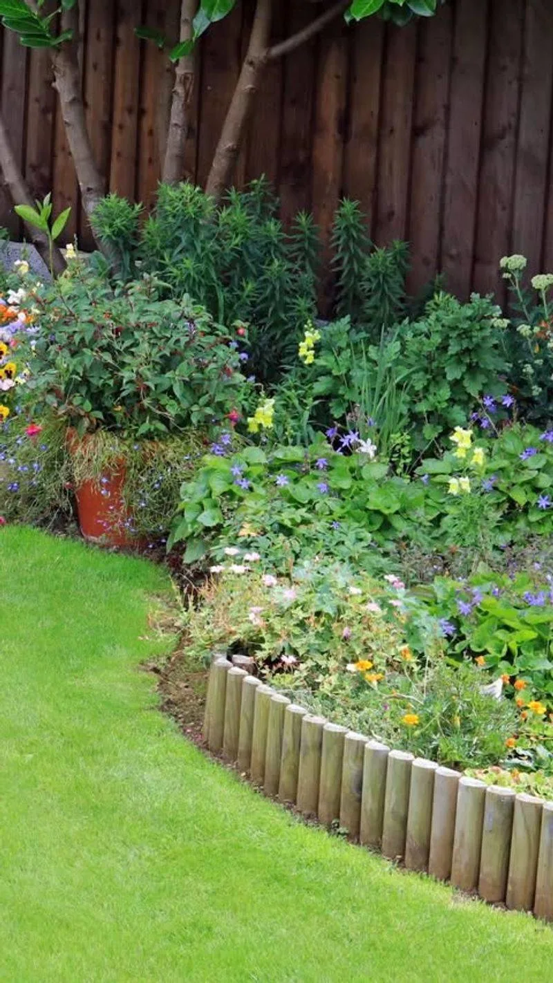 Wooden Log Borders