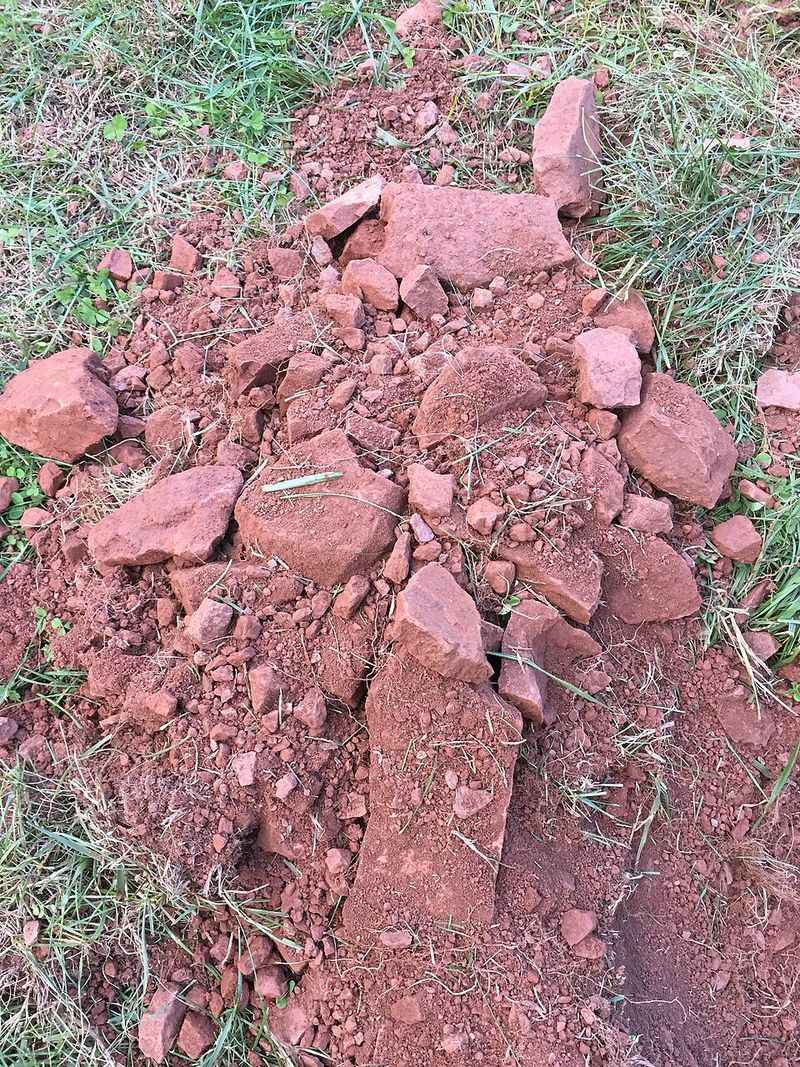 Red Clay Turns Sticky Then Brick Hard