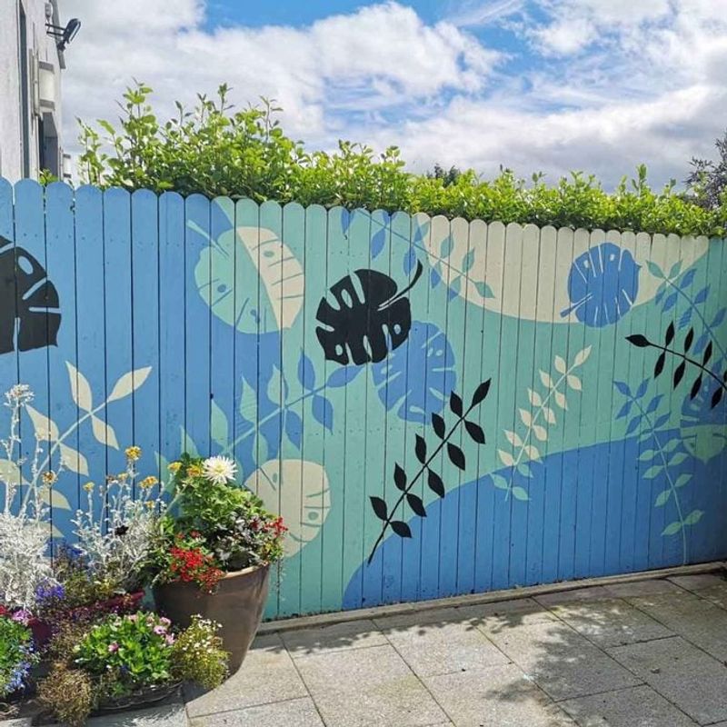 Painted Fence Backdrops