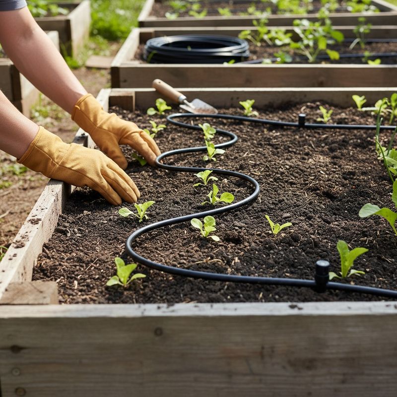 Clean Beds And Steady Water Keep Plants Moving