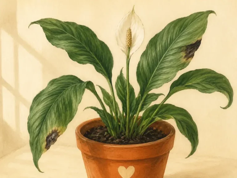 Black Leaves On A Peace Lily Spread Fast, But The Fix Starts With One Clue