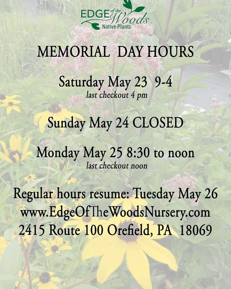 Edge of the Woods Native Plant Nursery, Orefield