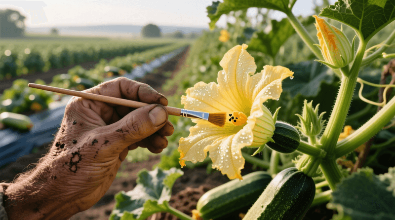 Hand-Pollinate During The Morning Window