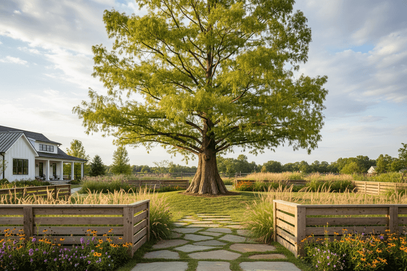 Bald Cypress Provides Architectural Grace