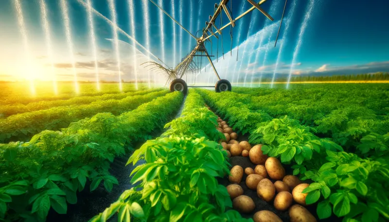 Moisture Matters Most While Tubers Enlarge