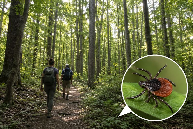 Moist Woodland Borders Support Tick Habitat