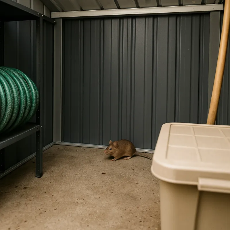 Inspect The Shed For Rodent Access