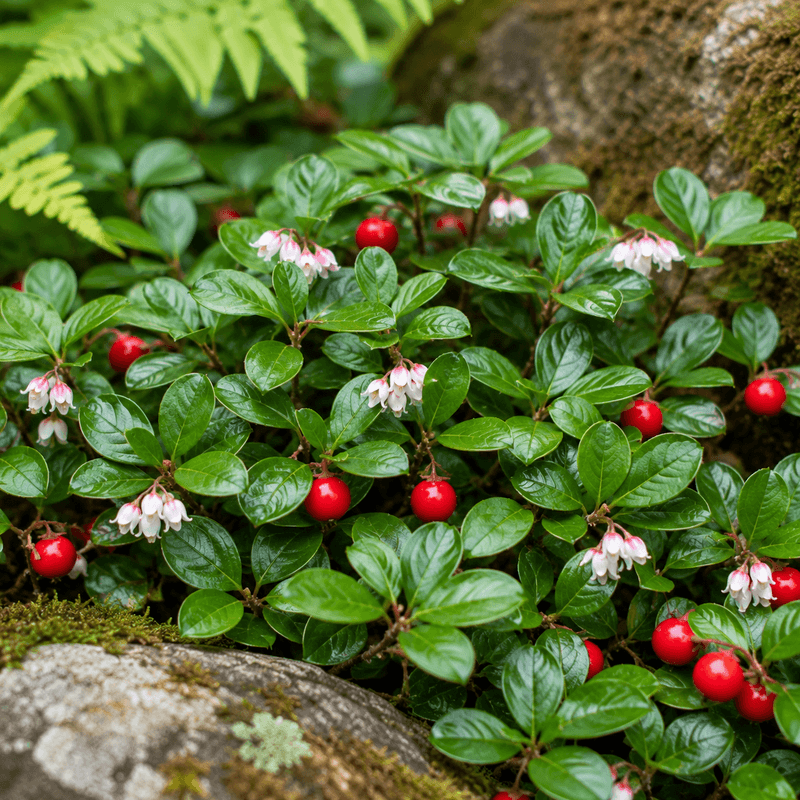Partridgeberry Offers Tiny Berries And Evergreen Appeal