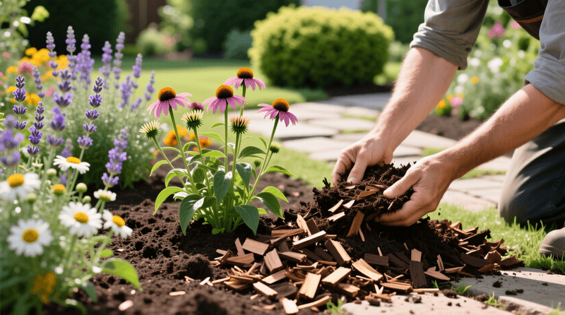 Keep Mulch Helpful And Water Moving