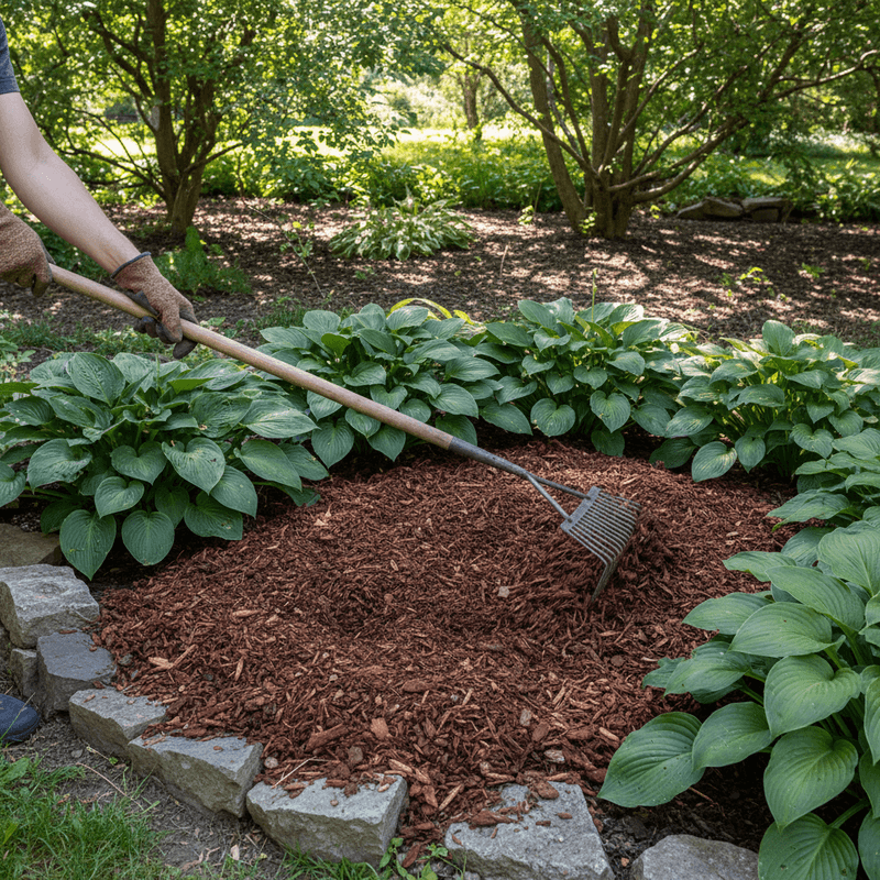 Use Mulch While Thyme Fills In
