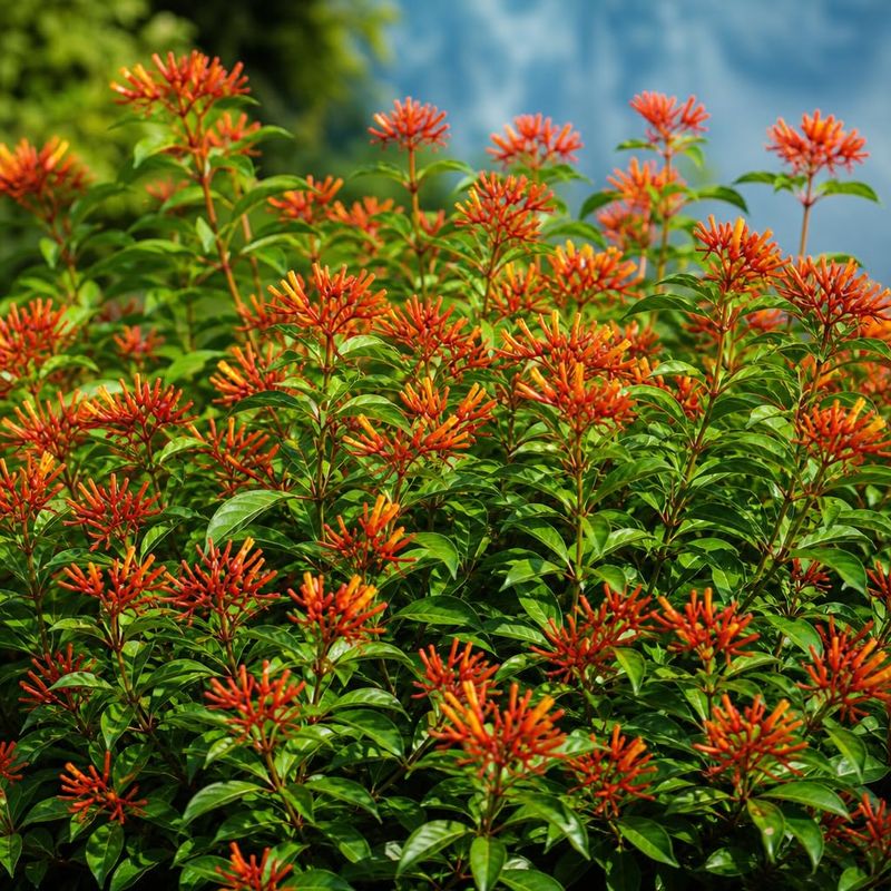 Firebush Brings Constant Crimson And Orange Flashes