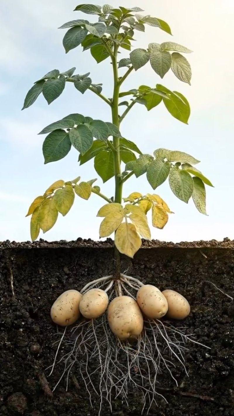 Stolons Turn Into the Potatoes You Harvest