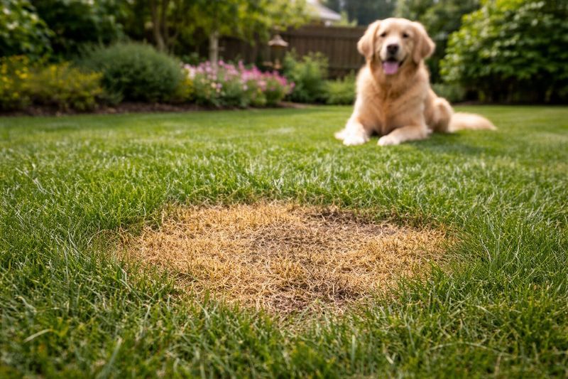 Clover Does Not Stop Dog-Urine Spots