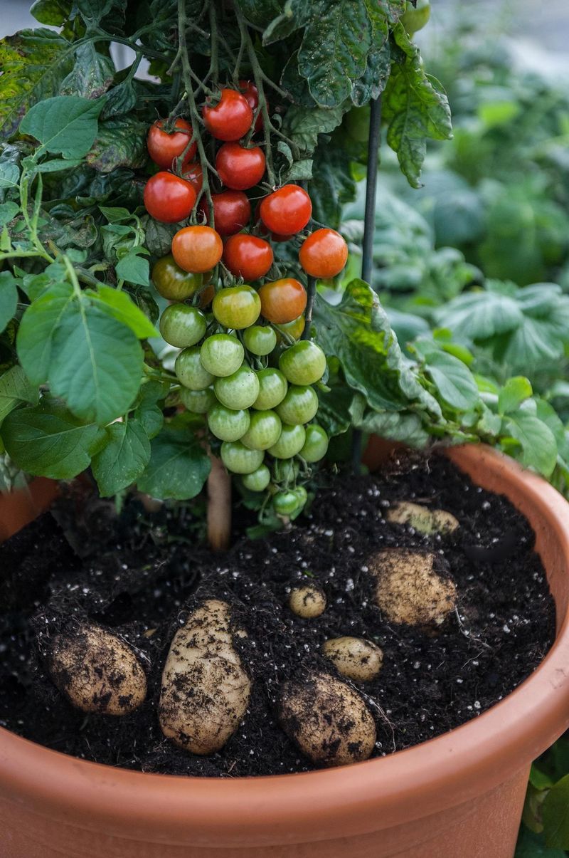 Harvest Tomatoes and Potatoes Safely