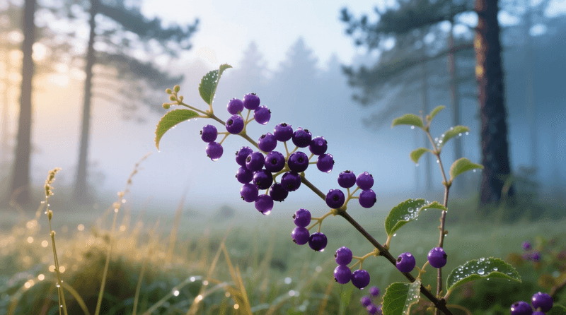 Space and Prune Beautyberry for Visibility