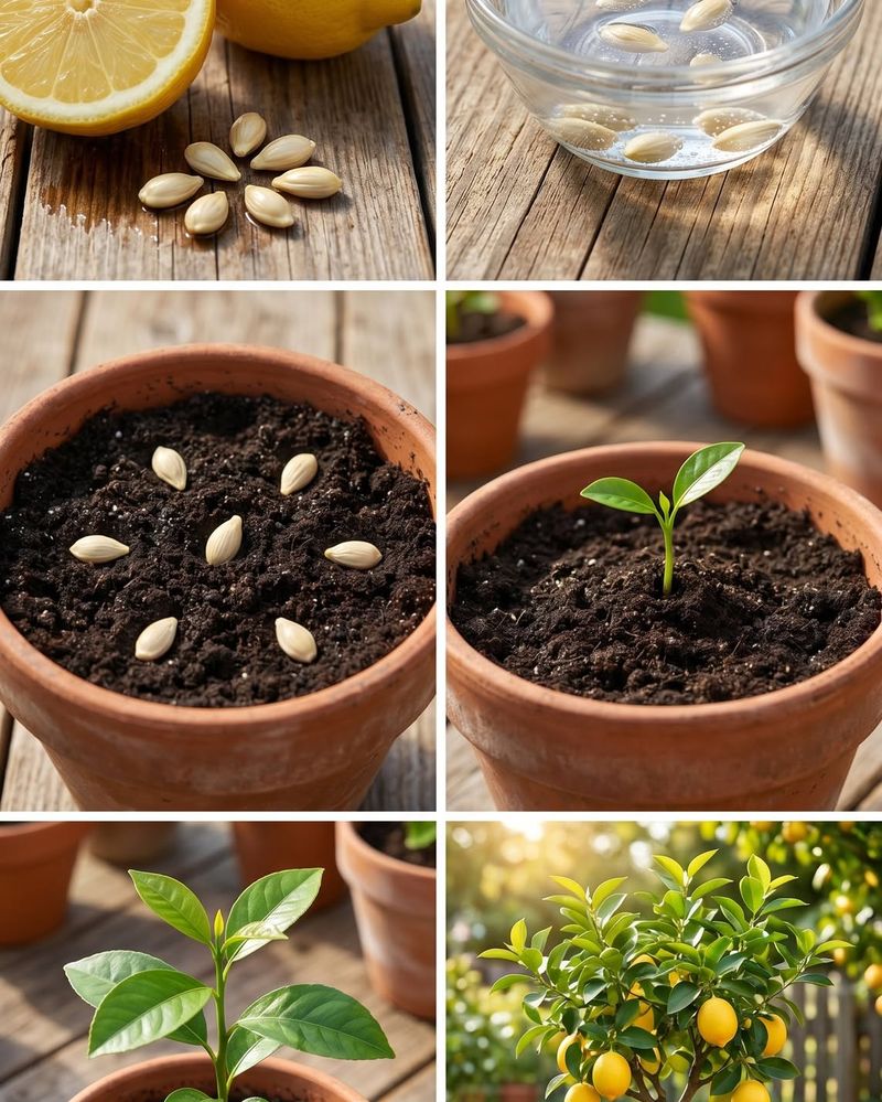 A Grocery Seed Can Become a Citrus Seedling